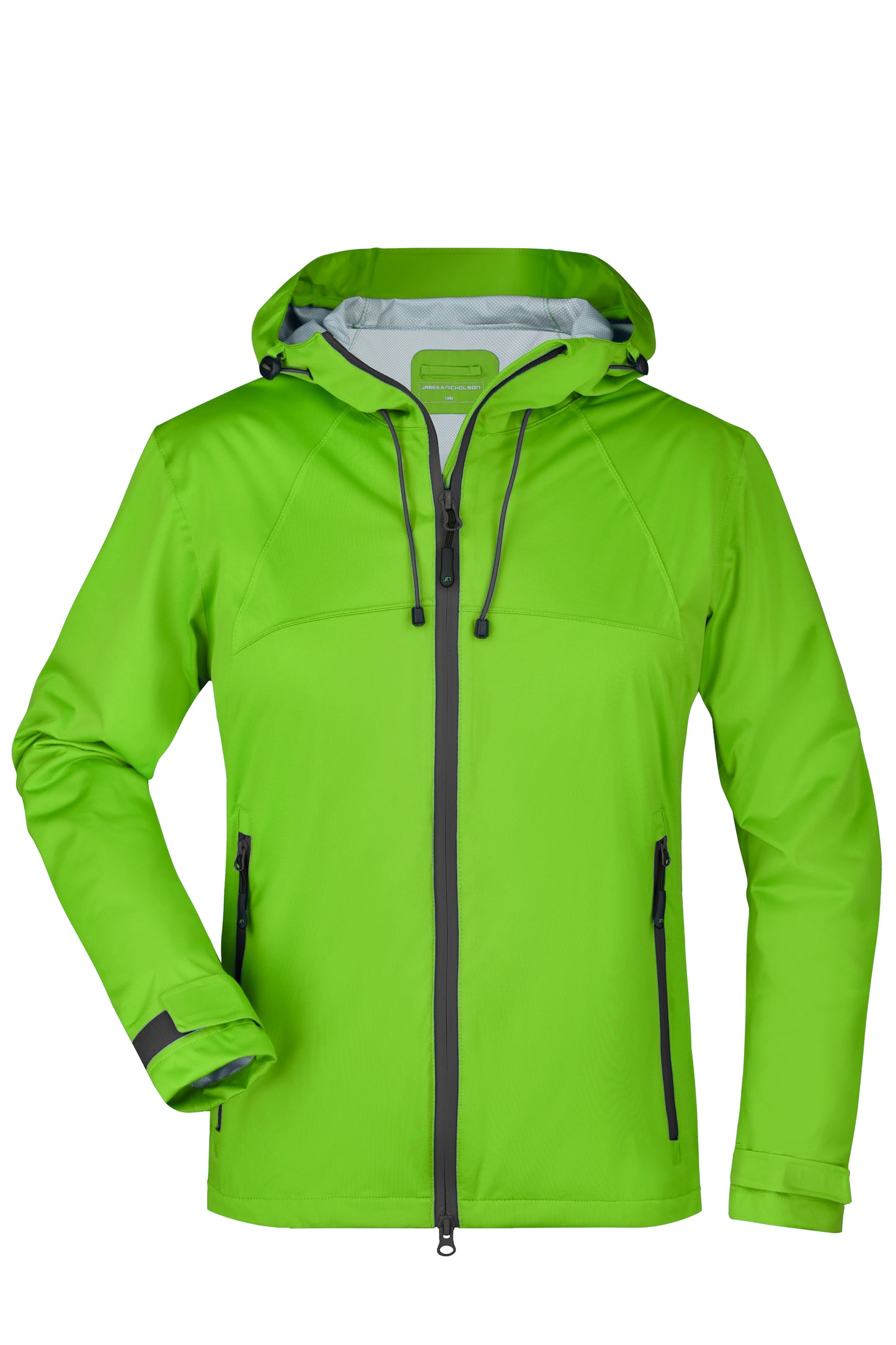 Ladies Outdoor Jacket - Spring-Green/Iron-Grey