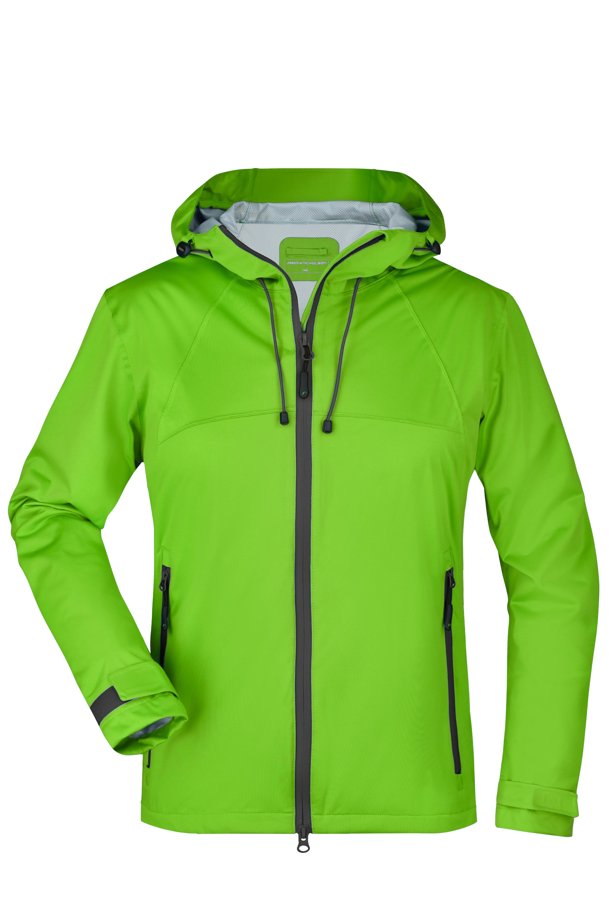 Ladies Outdoor Jacket - Spring-Green/Iron-Grey