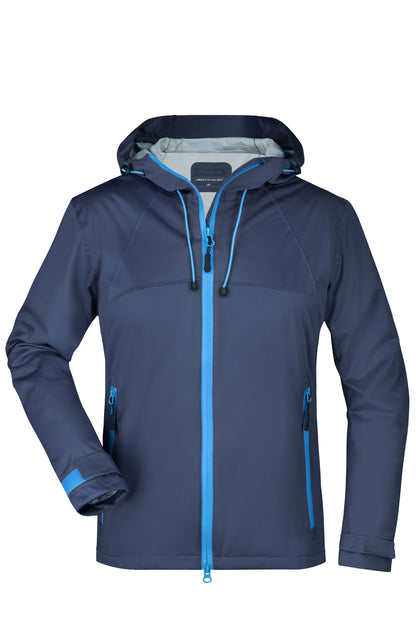 Ladies Outdoor Jacket - Navy/Cobalt