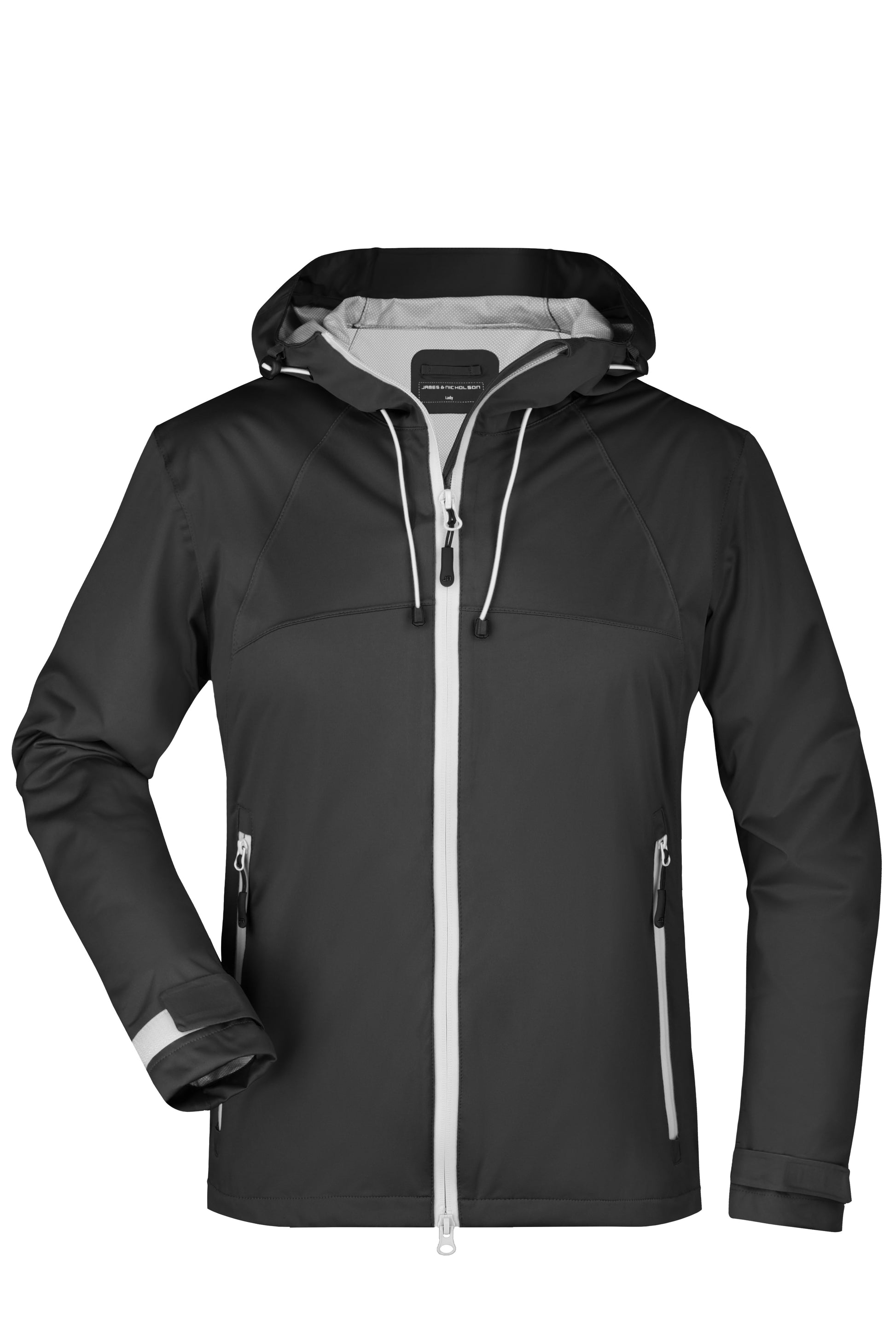 Ladies Outdoor Jacket - Black/Silver