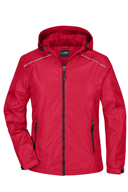 Ladies’ Rain Jacket - Red/Black