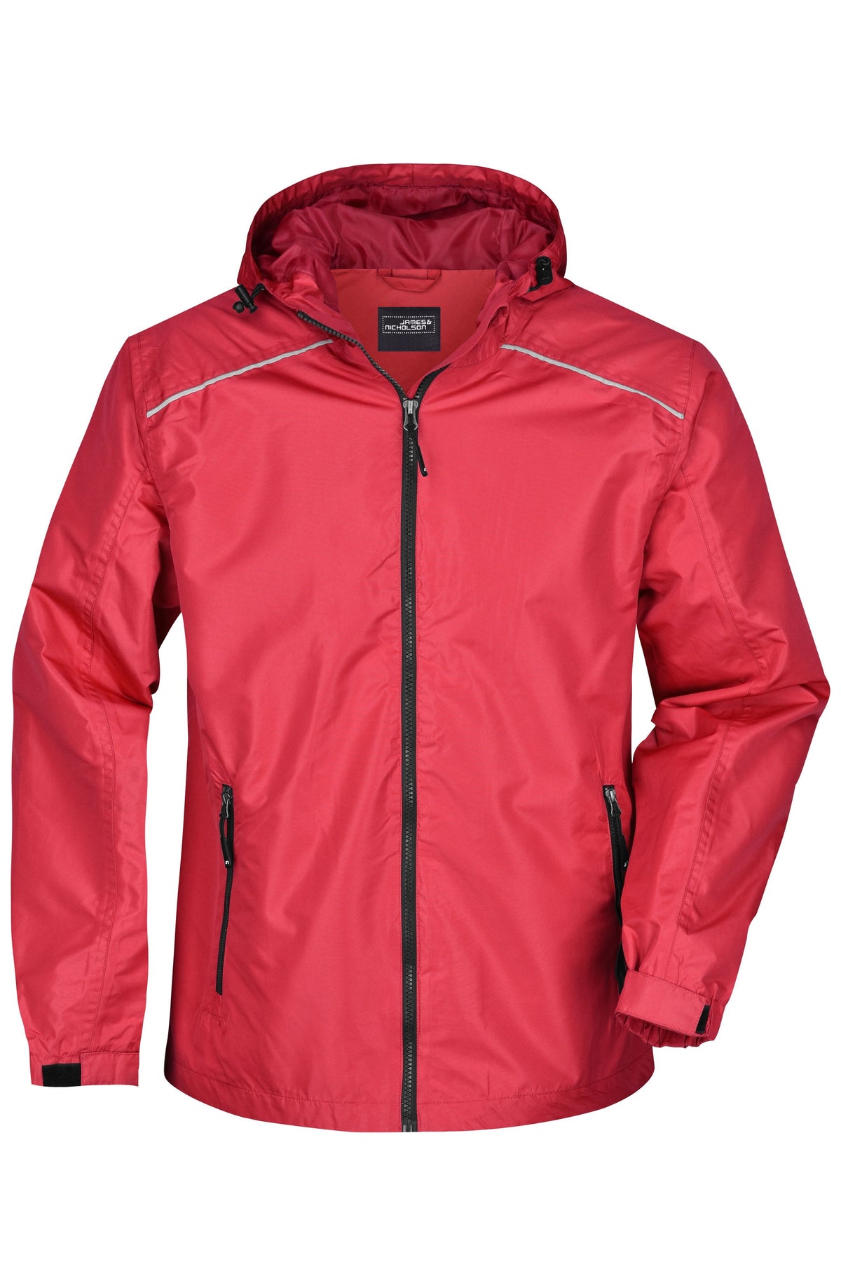Men’s Rain Jacket - Red/Black