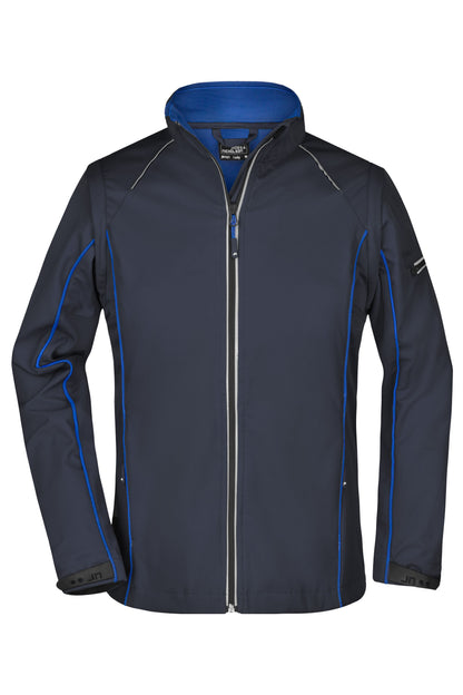 Ladies’ Zip-Off Softshell Jack - Navy/Royal