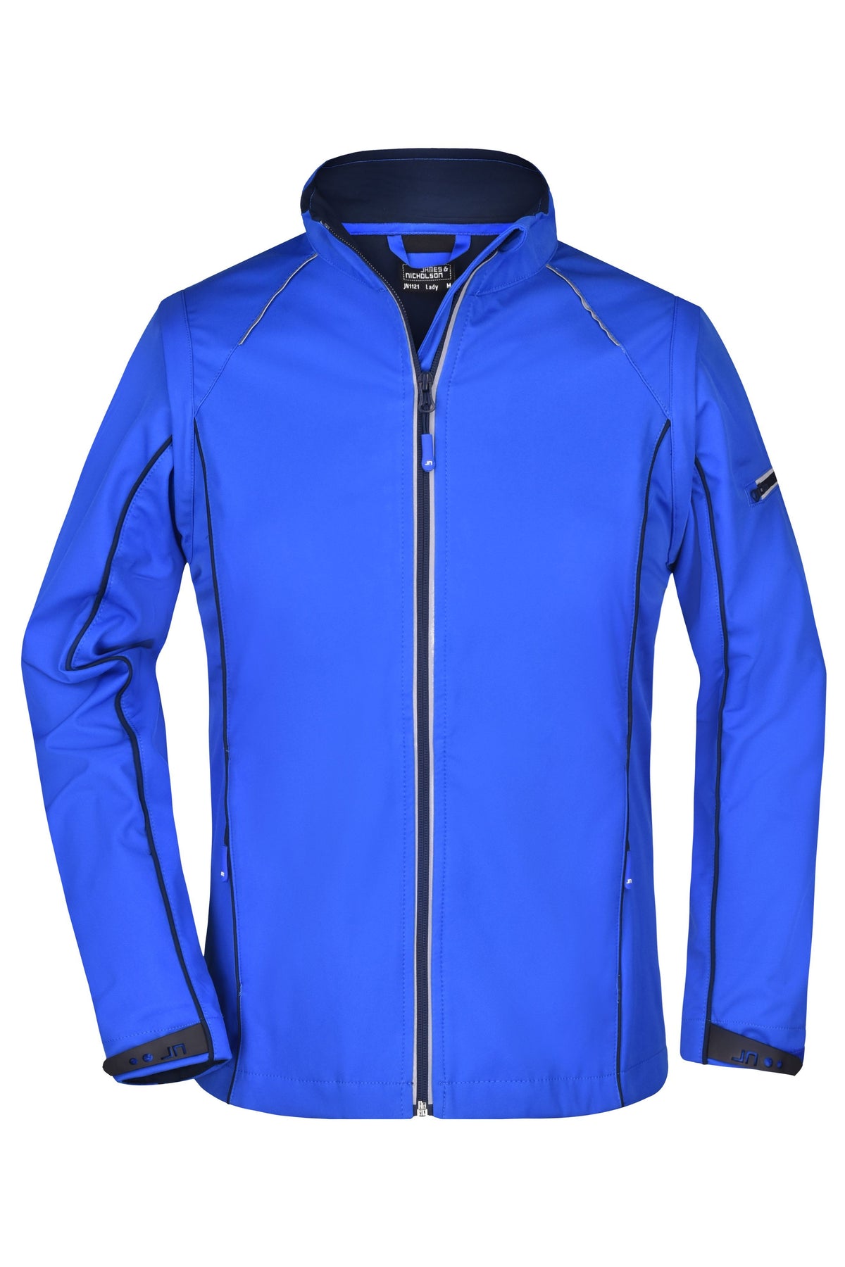 Ladies’ Zip-Off Softshell Jack - Nautic-blue/Navy