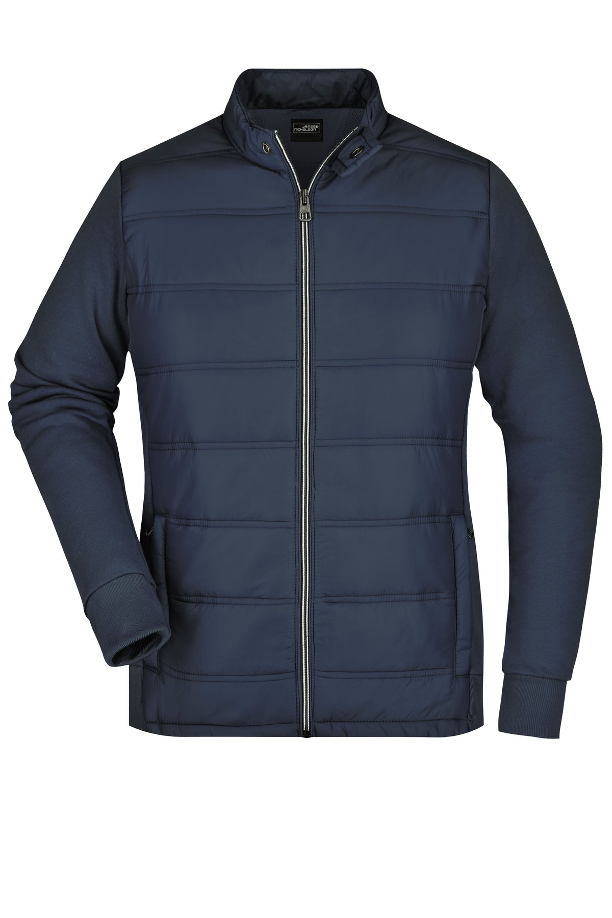Ladies’ Hybrid Sweat Jacket - Navy
