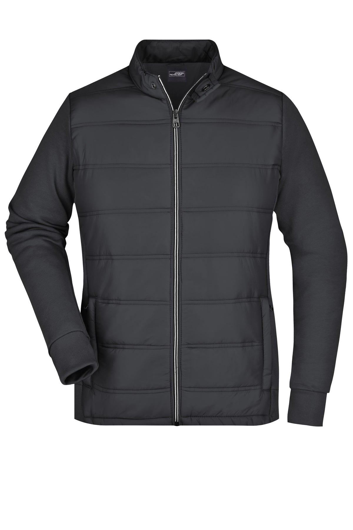 Ladies’ Hybrid Sweat Jacket - Black