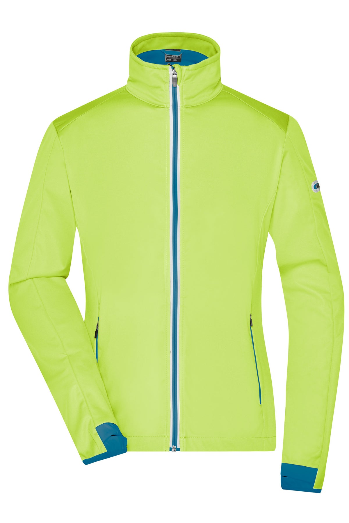 Ladies’ Sports Softshell Jacke - Bright-yellow/Bright-blue