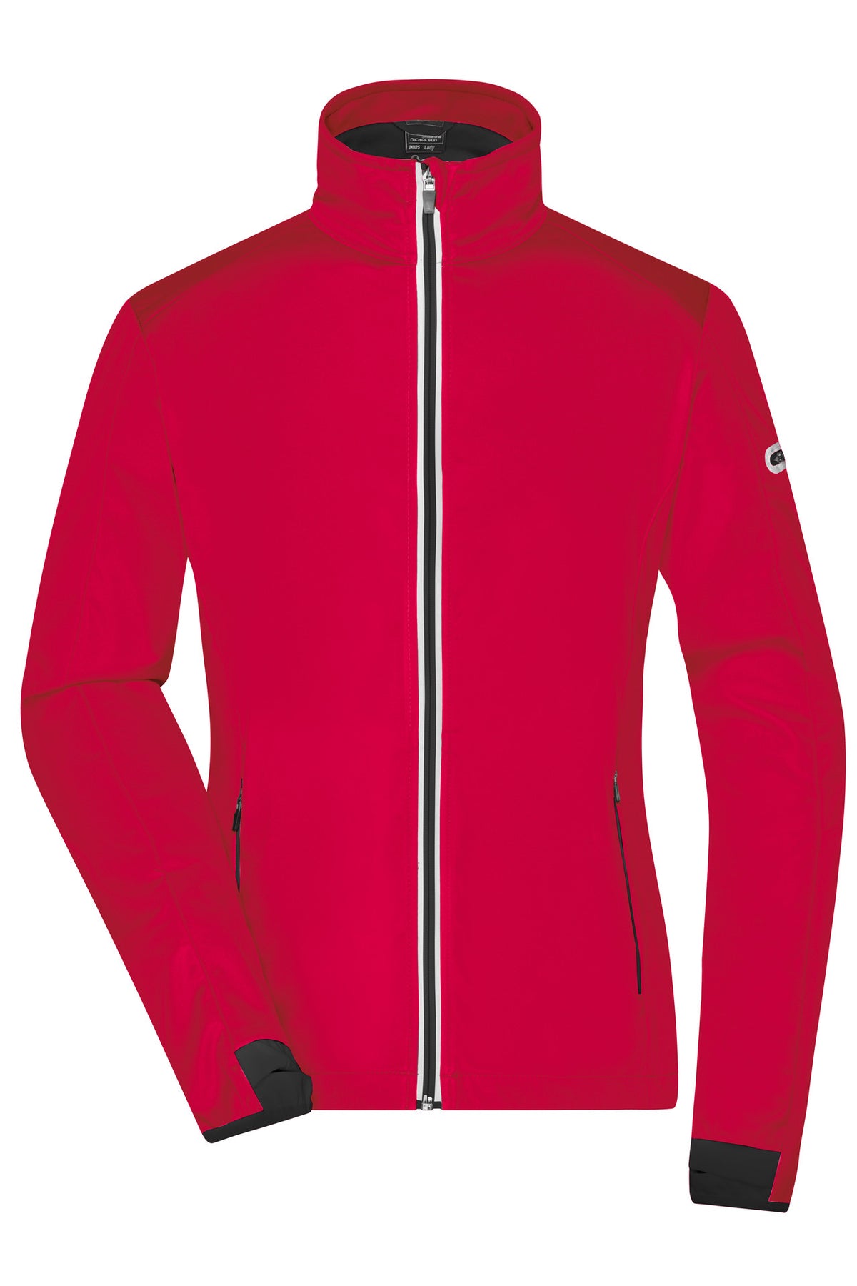 Ladies’ Sports Softshell Jacke - Light-red/Black