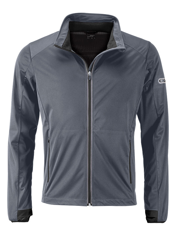 Men’s Sports Softshell Jacket - Titan/Black