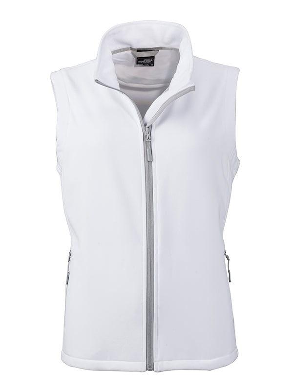 Ladies´ Promo Softshell Vest - White/White