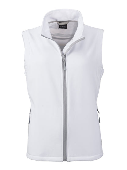 Ladies´ Promo Softshell Vest - White/White