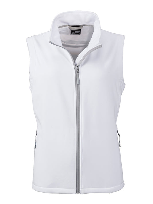 Ladies´ Promo Softshell Vest - White/White