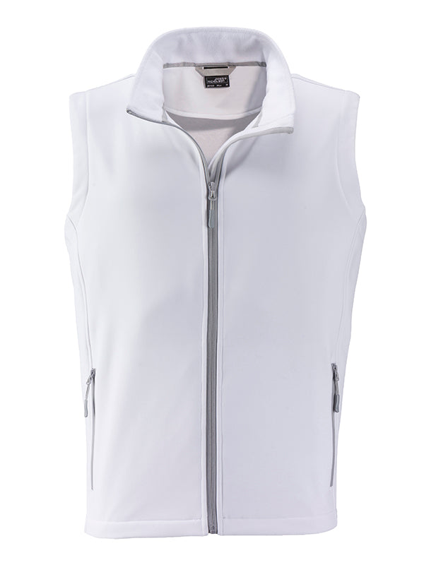 Men´s Promo Softshell Vest - White/White