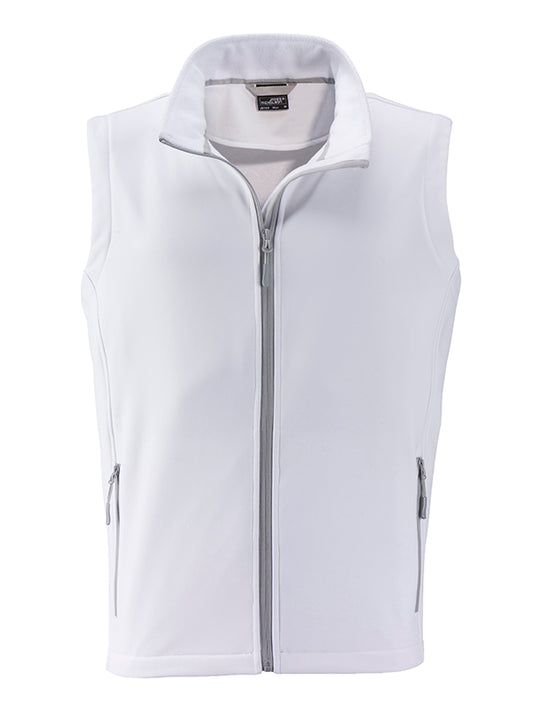 Men´s Promo Softshell Vest - White/White