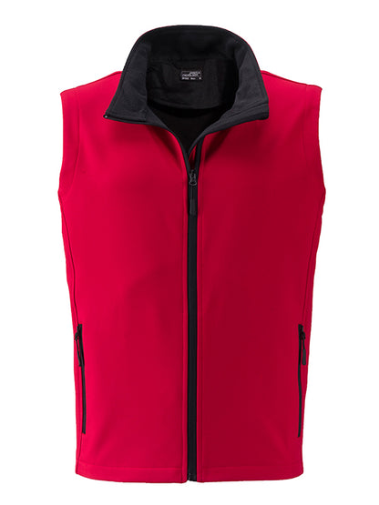 Men´s Promo Softshell Vest - Red/Black