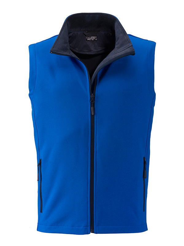 Men´s Promo Softshell Vest - Nautic-blue/Navy
