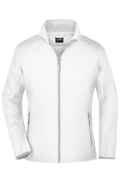 Ladies’ Promo Softshell Jacket - White/White
