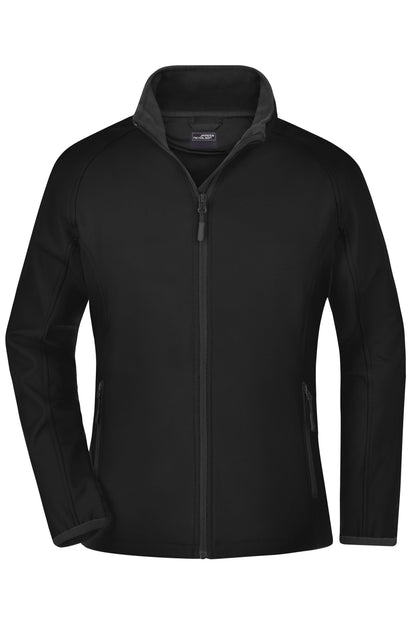 Ladies’ Promo Softshell Jacket - Black/Black