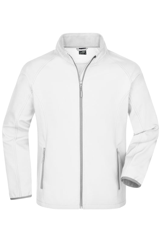 Men’s Promo Softshell Jacket - White/White