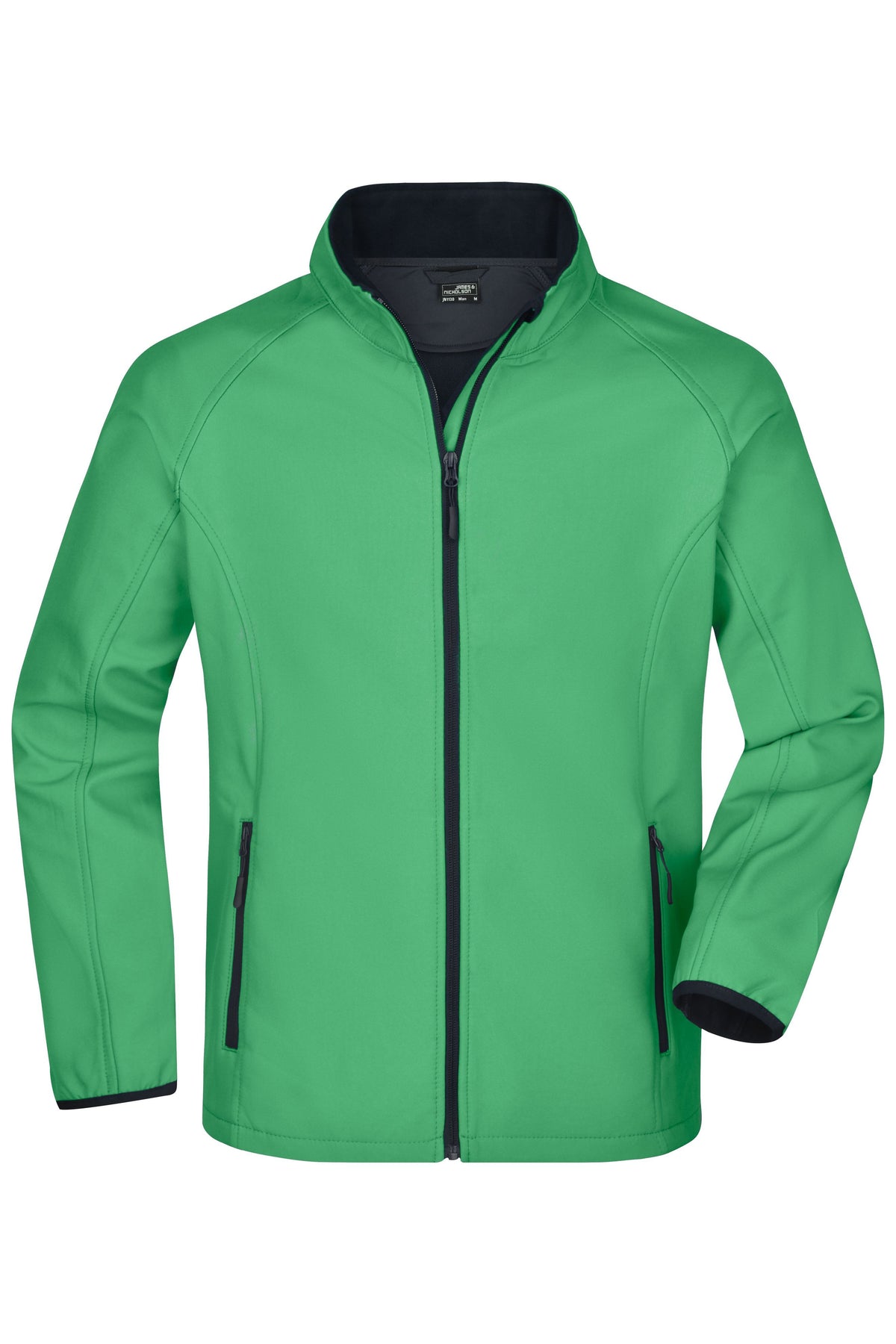Men’s Promo Softshell Jacket - Green/Navy