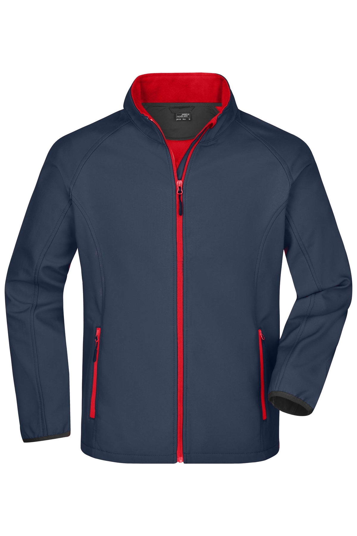 Men’s Promo Softshell Jacket - Iron-grey/Red