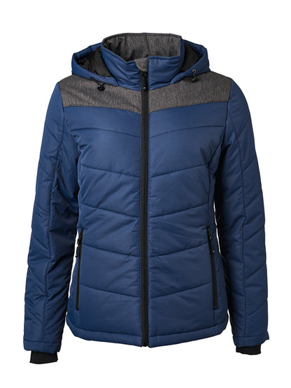 Ladies´ Winter Jacket - Navy/Anthracite-melange