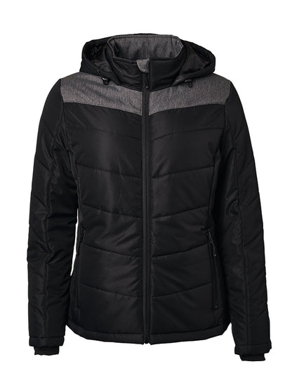 Ladies´ Winter Jacket - Black/Anthracite-melange