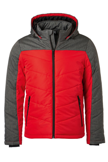 Men´s Winter Jacket - Red/Anthracite-melange