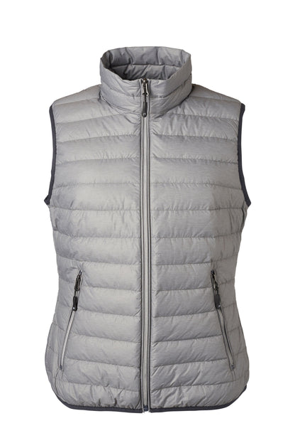 Ladies´ Down Vest - Silver-melange/graphite