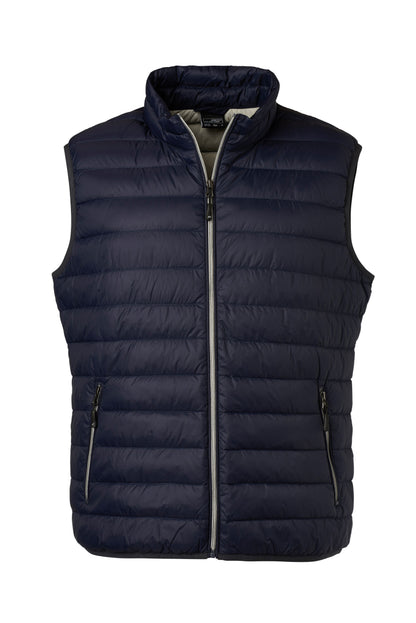 Men´s Down Vest - Navy/Silver