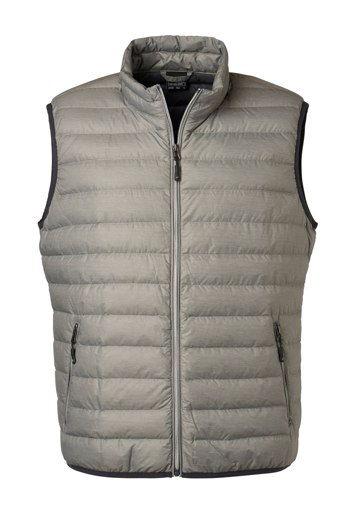 Men´s Down Vest - Silver-melange/graphite