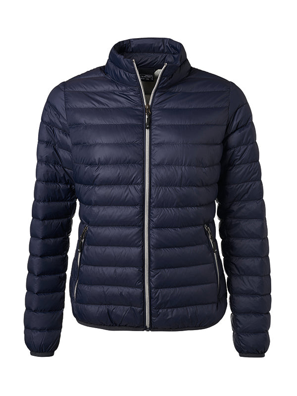 Ladies´ Down Jacket - Navy/Silver