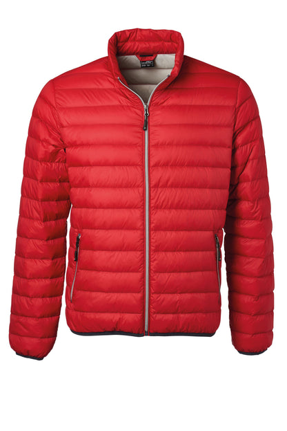 Men´s Down Jacket - Red/silver