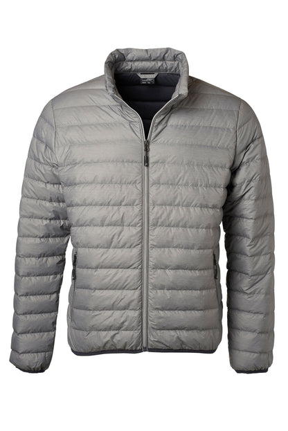 Men´s Down Jacket - Silver-melange/graphite