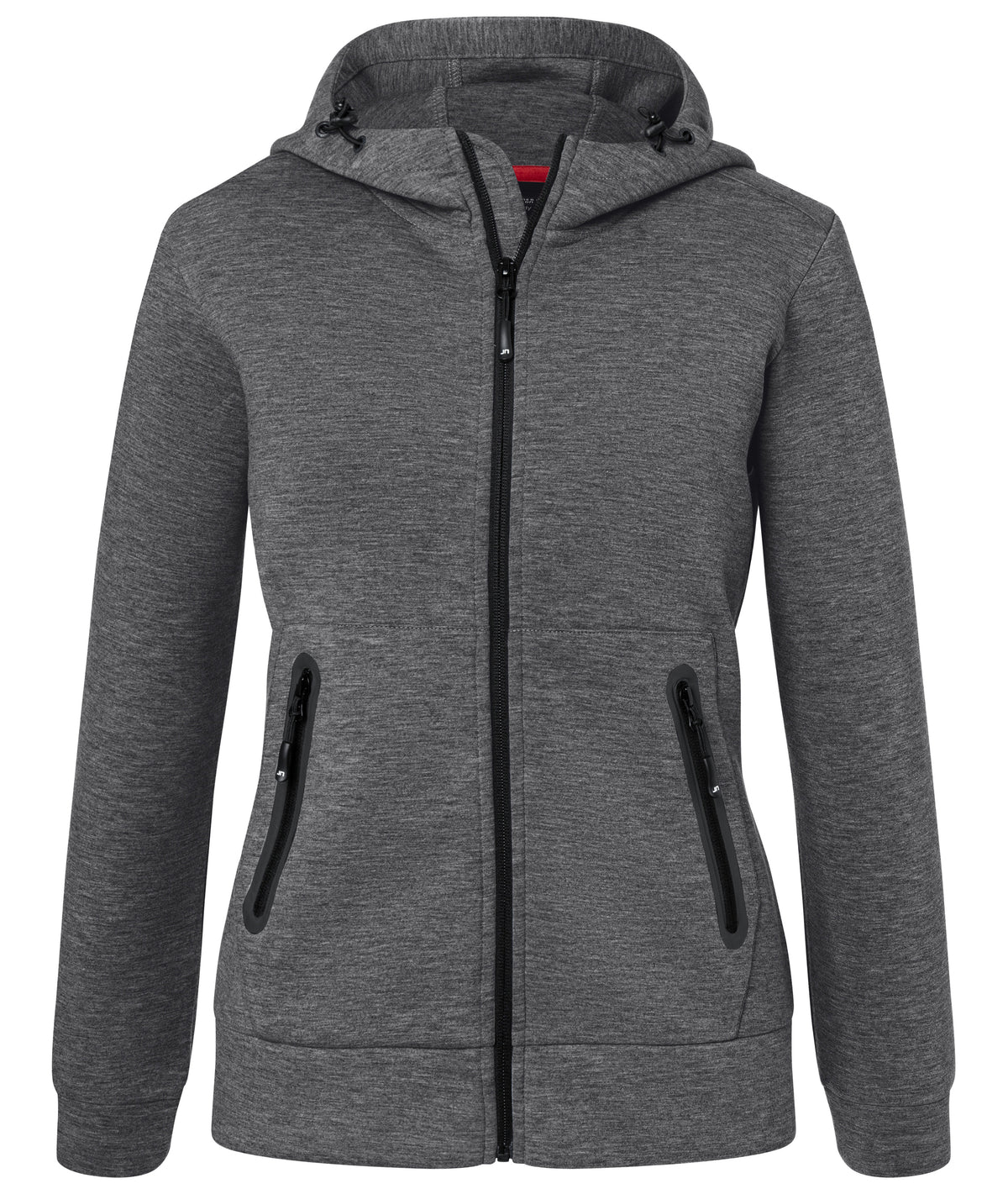 Ladies´ Hooded Jacket - Dark-Melange