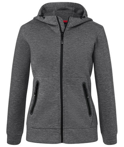 Ladies´ Hooded Jacket - Dark-Melange