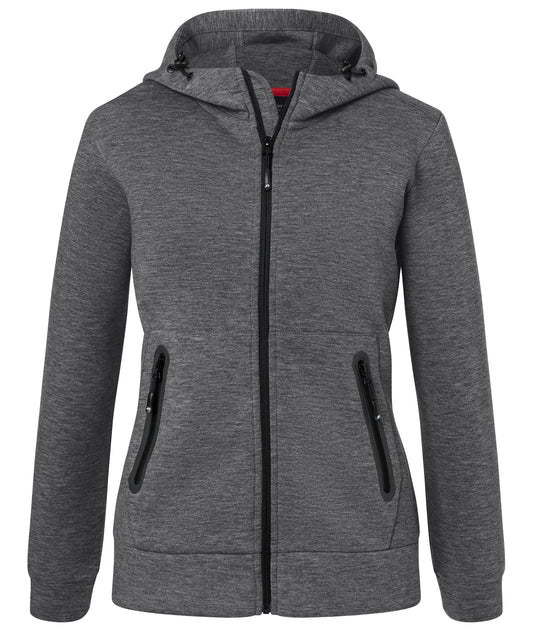Ladies´ Hooded Jacket - Dark-Melange