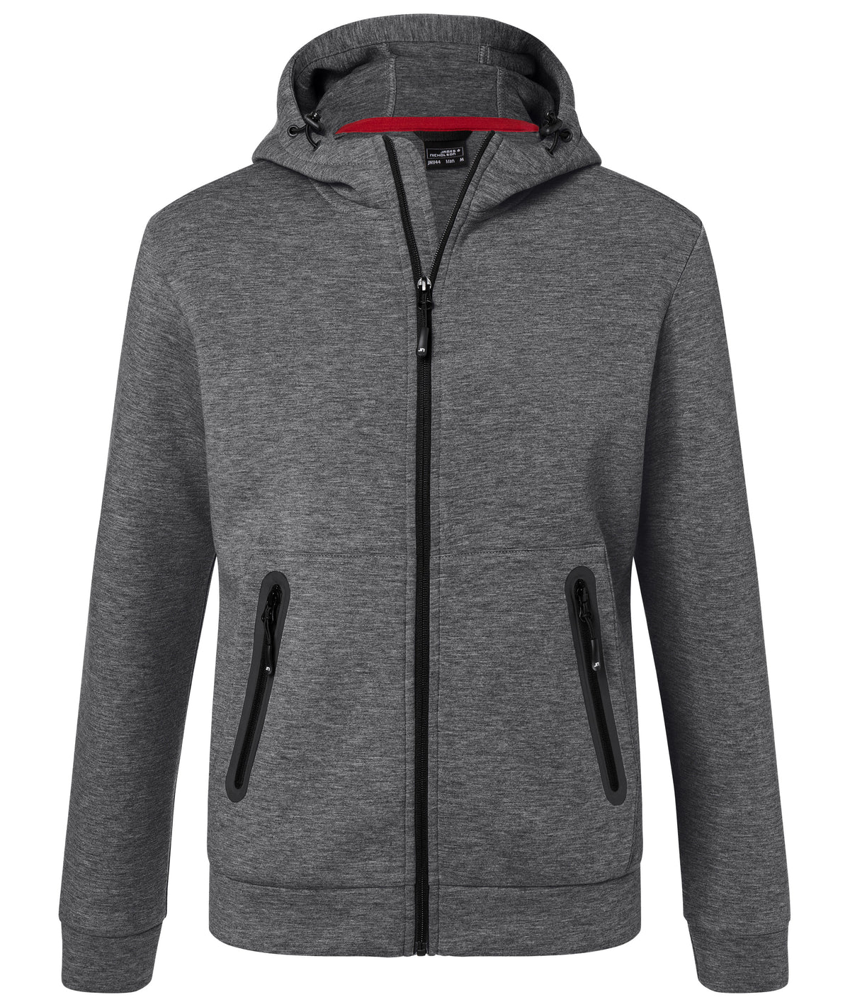 Men´s Hooded Jacket - Dark-Melange