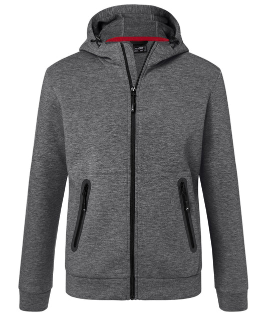 Men´s Hooded Jacket - Dark-Melange