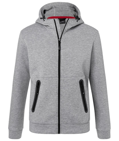 Men´s Hooded Jacket - Light-Melange
