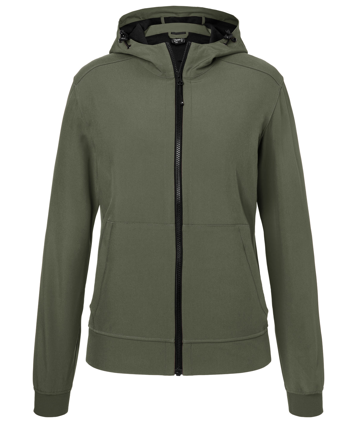 Ladies´ Hooded Softshell Jacke - Olive/Camouflage