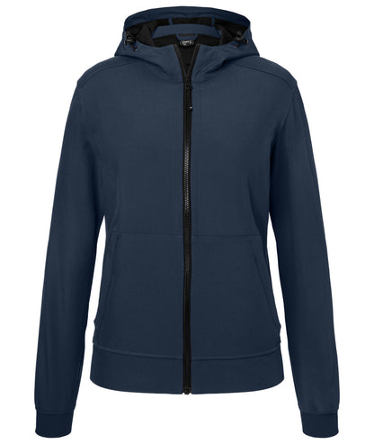 Ladies´ Hooded Softshell Jacke - Navy/Navy