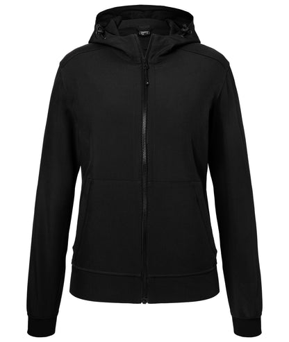 Ladies´ Hooded Softshell Jacke - Black/Black