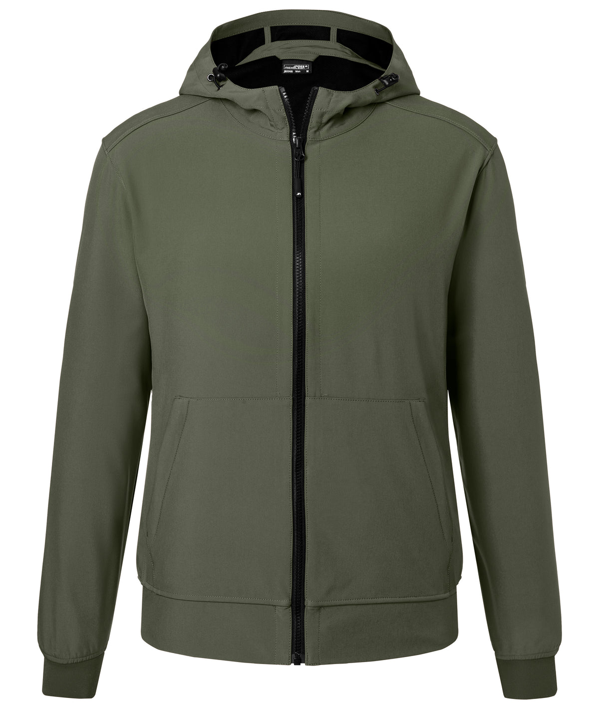 Men´s Hooded Softshell Jacket - Olive/Camouflage
