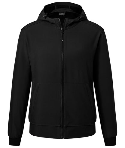 Men´s Hooded Softshell Jacket - Black/Black