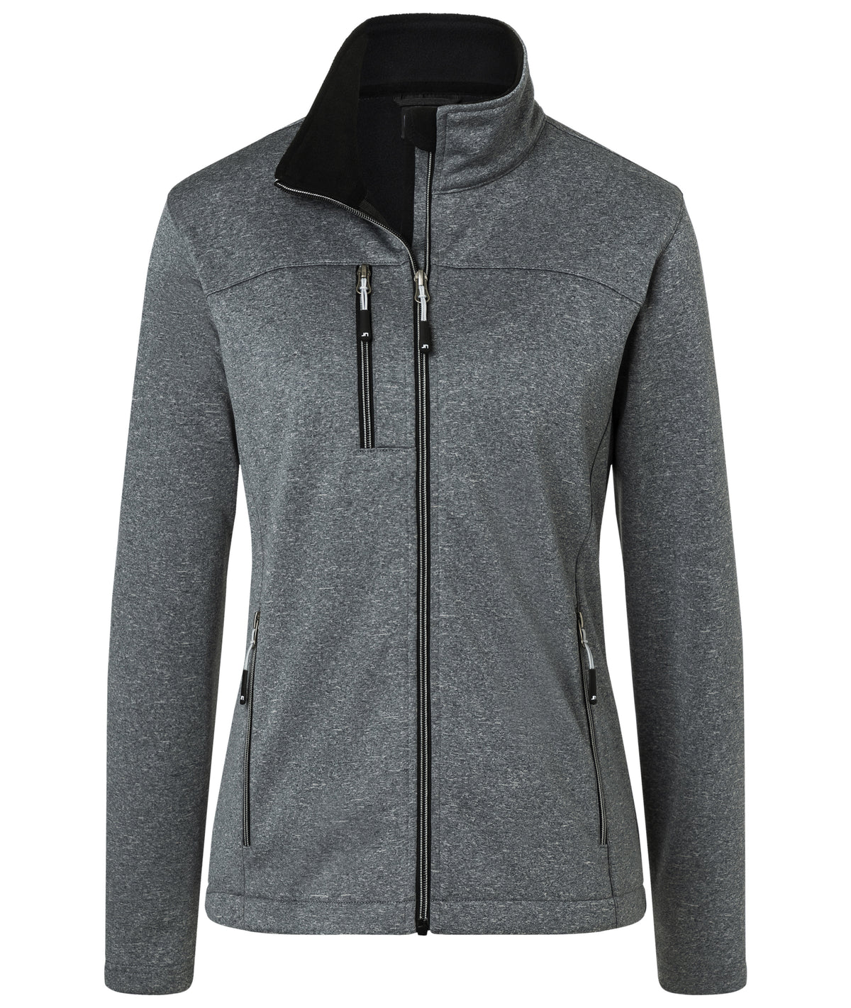 Ladies´ Softshell Jacket - Dark-melange/Black