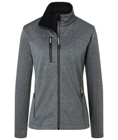 Ladies´ Softshell Jacket - Dark-melange/Black