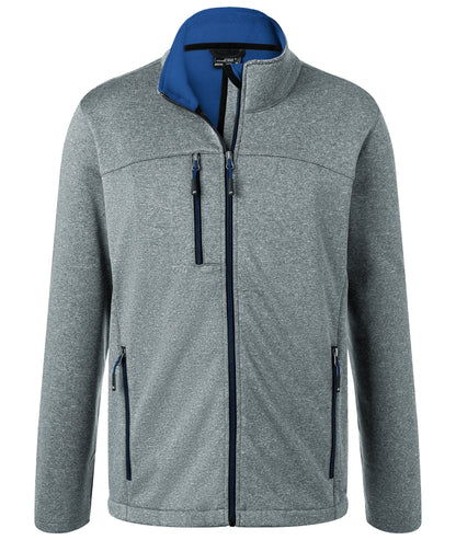 Men´s Softshell Jacket - Dark-melange/Royal