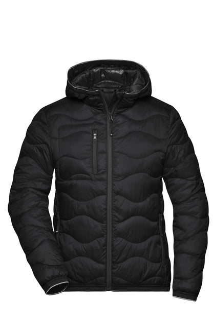 Ladies´ Padded Jacket - Black/Black