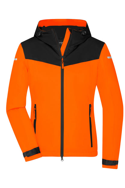 Ladies´ Allweather Jacket - Neon Orange/Black